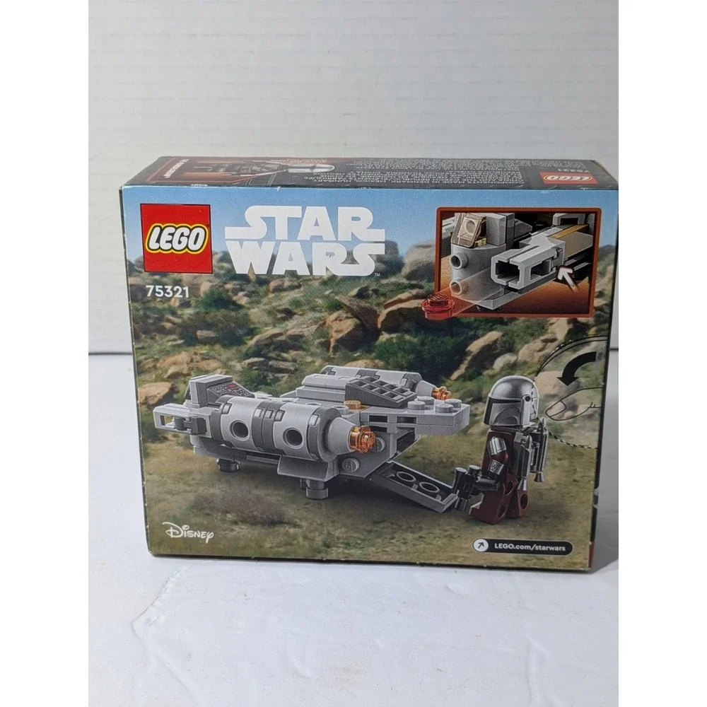 LEGO Star Wars The Razor Crest Microfighter 75321, 98 Pieces, Complete Set, Box